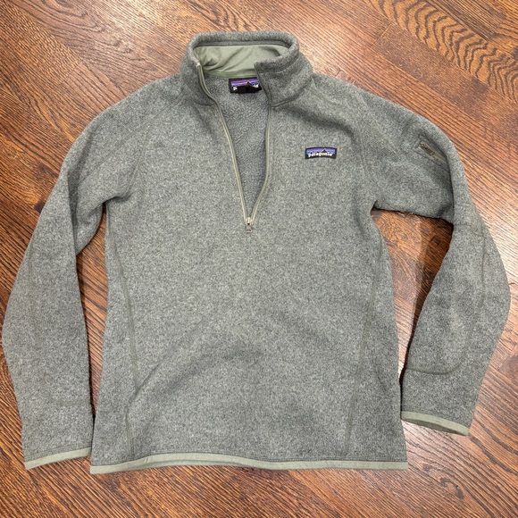 Green Quarter Zip Patagonia Sweater,size XS - Picture 1 of 7